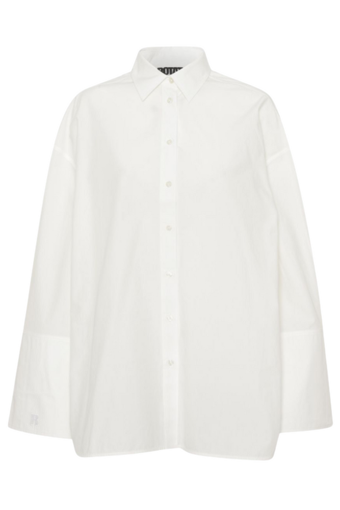 Oversized Cotton White Shirt Size S or M - New with Tags
