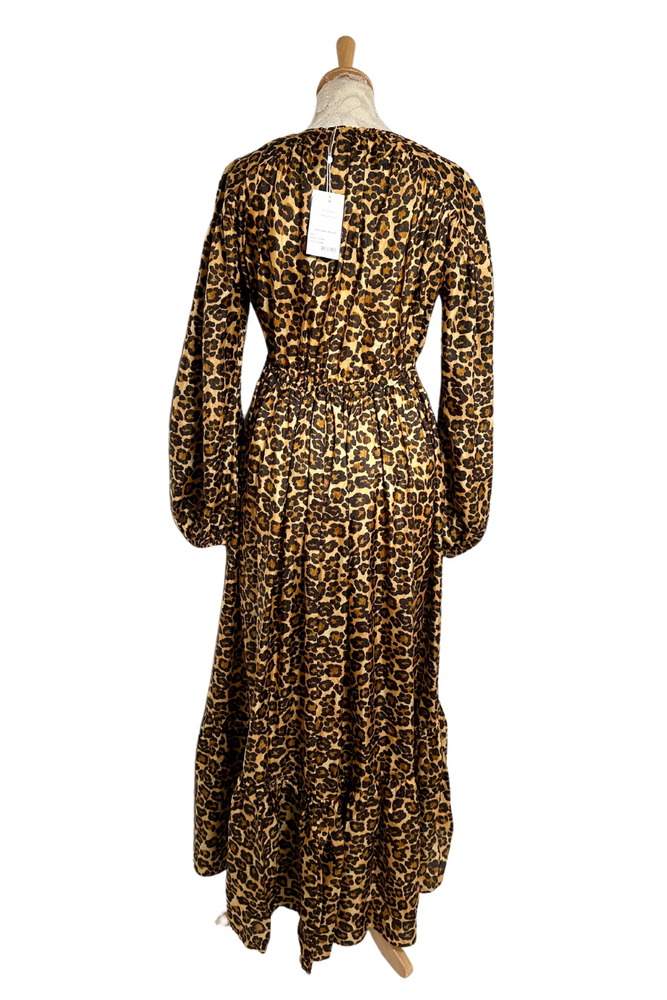 Silk Animal Print Midi Dress Size 10 - BNWT