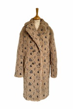 Faux Fur Teddy Coat Size XS/S or M/L -  BNWT