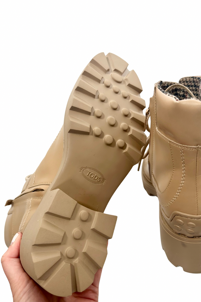 Leather Lace Up Ankle Boots Size 42 - Unworn