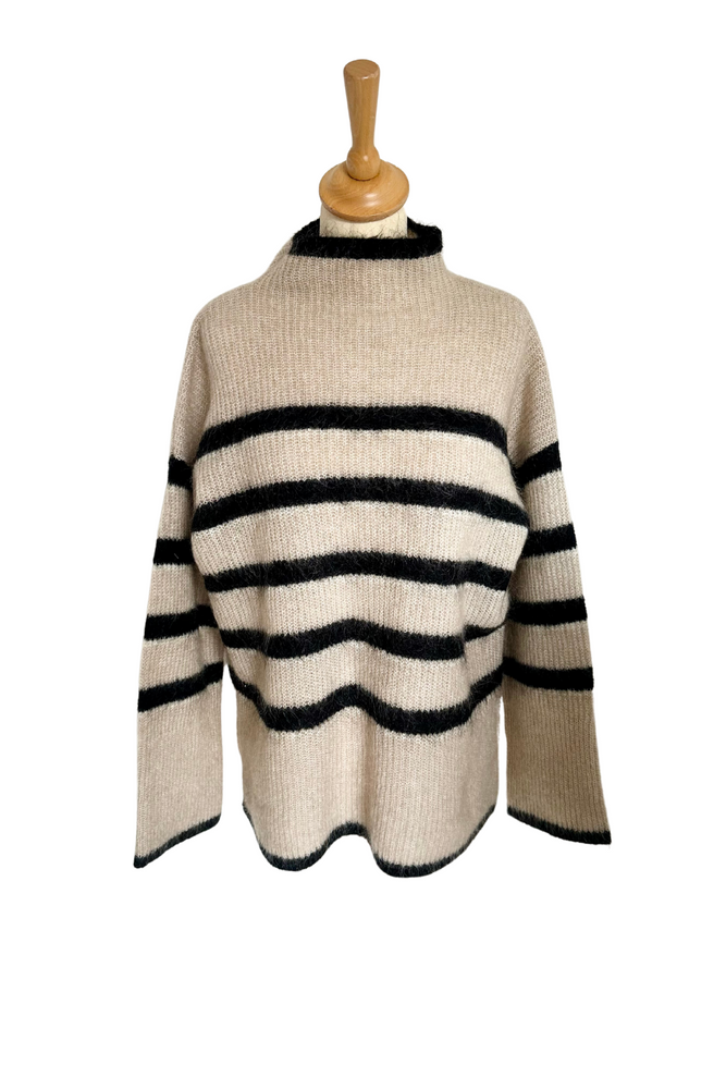 Striped Mohair Sweater Size S - BNWT