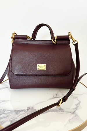 Sicily Medium Leather Handbag - Preloved