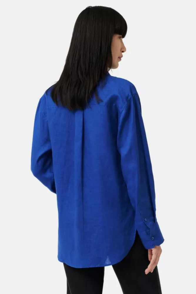 Linen Oversized Blouse Size 12 or 14 - BNWT