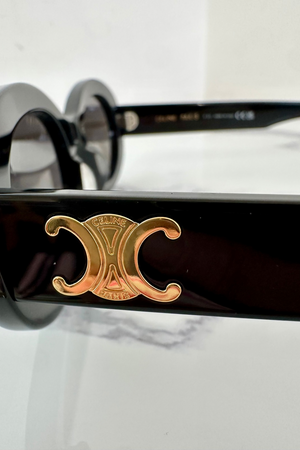 Triomphe Black Acetate Sunglasses - BNWT