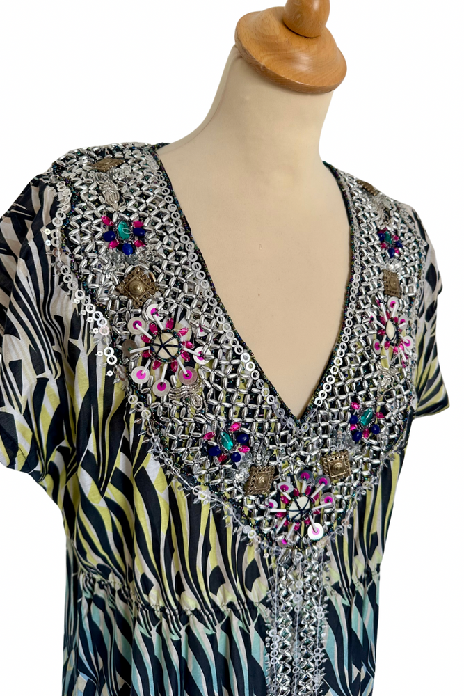 Bead Embellished Kaftan Size XL - BNWT