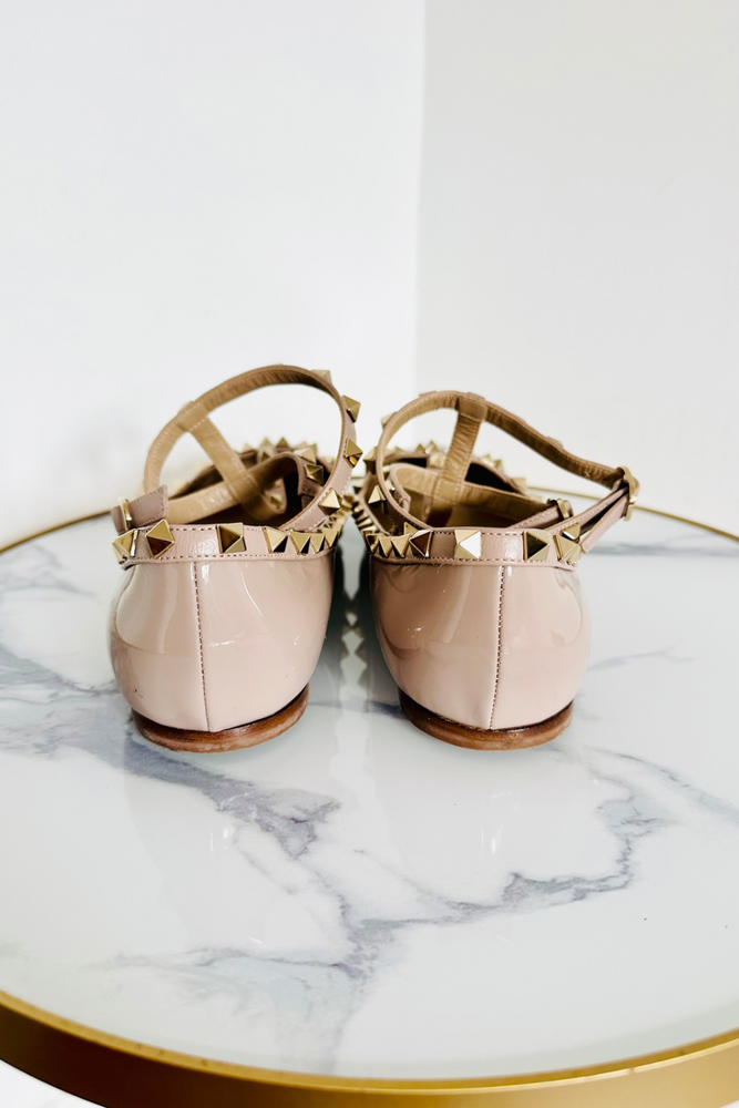 Rockstud Ballet Flat Sandals Size 7 - Preloved
