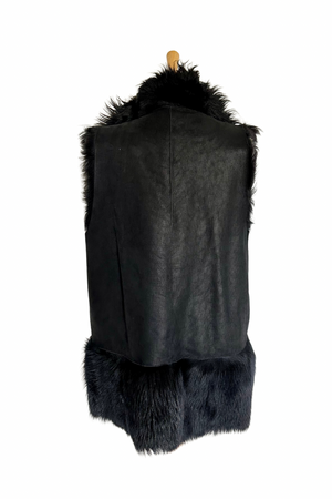 Shearling Vest Jacket Size 10 - Preloved