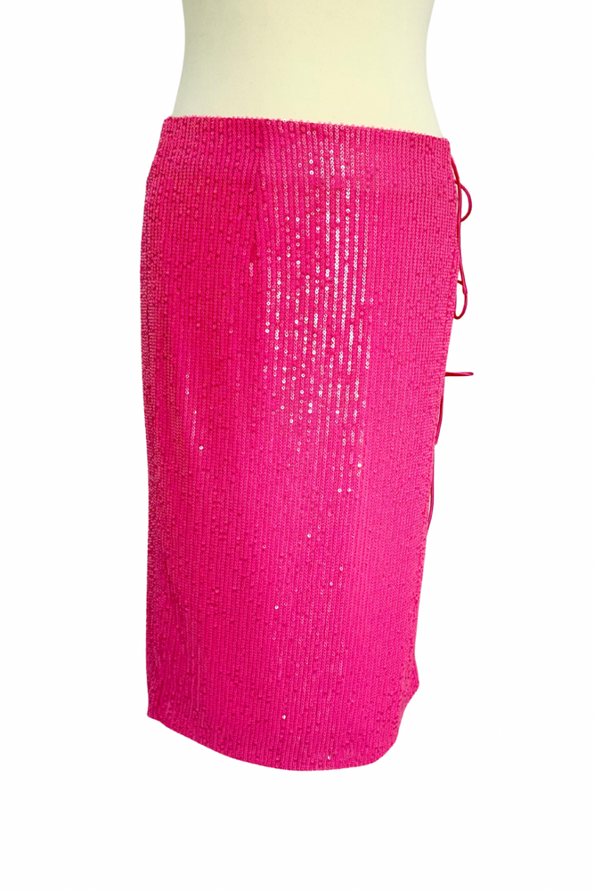Sequin Skirt With Side Ties Size 10 - New with Tags