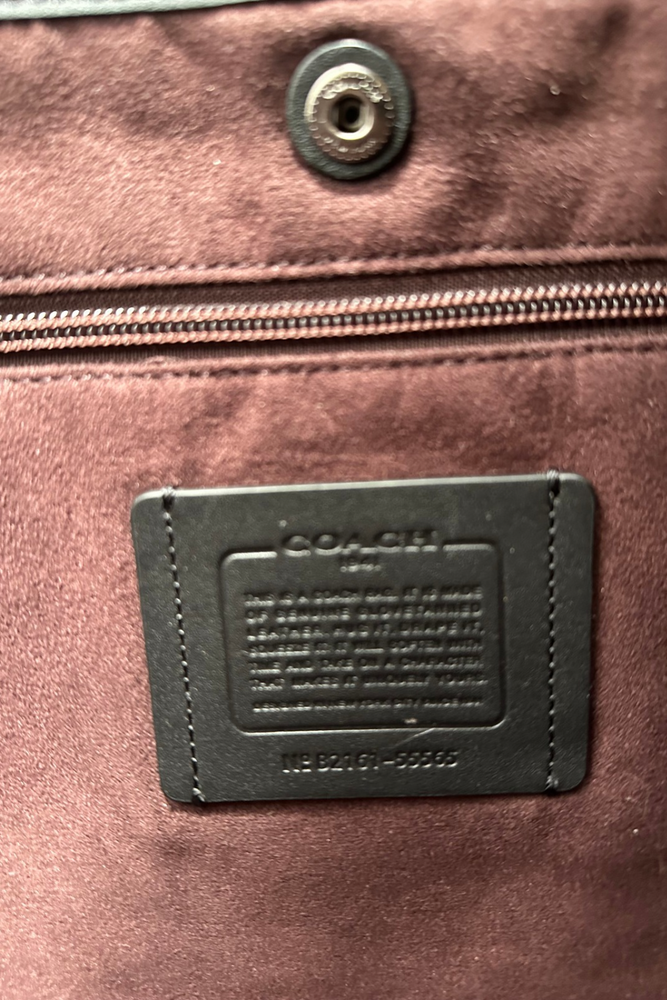 Leather Satchel Briefcase - Preloved