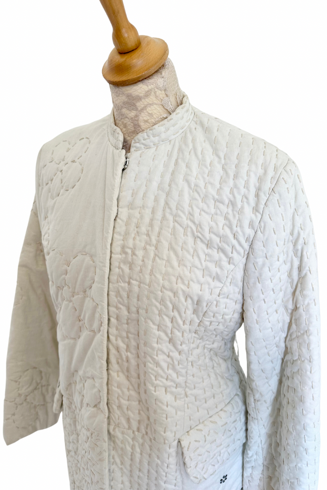 Quilted / Padded Cotton Jacket Size UK 10 - Preloved