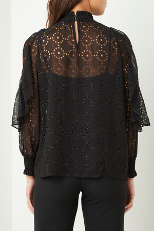 Sheer Eyelet Blouse Size 10 - BNWT