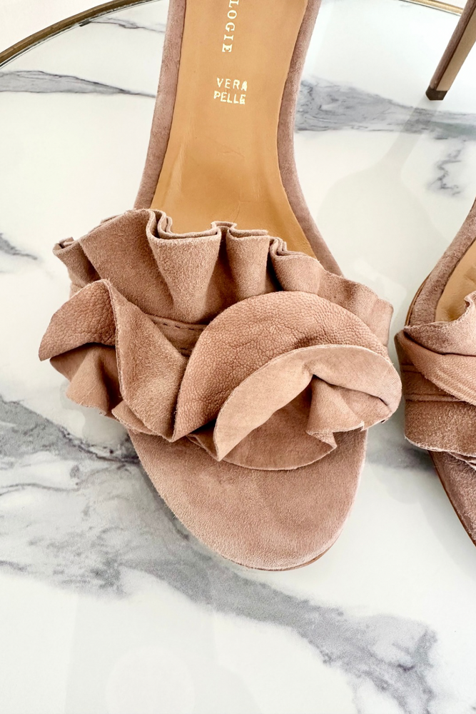 Suede Sandals Size 40 - Unworn