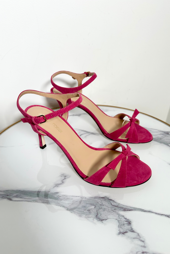 Small Heel Ankle Strap Suede Sandals Size 36 - BNWT