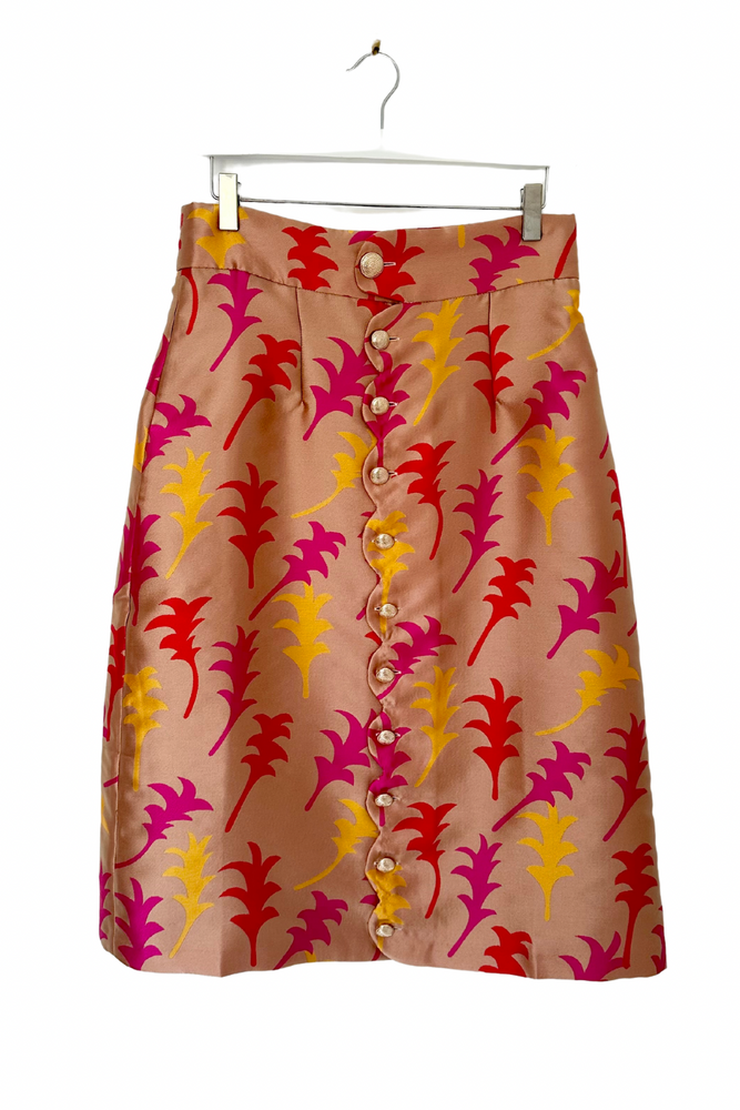 Silk Jacquard Skirt Size 8 or 10 - BNWT