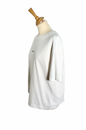 Logo White Cotton T Shirt Size L - BNWT