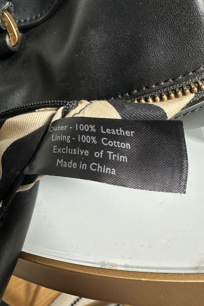 Leather Weekend Bowling Bag - Preloved