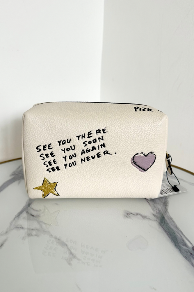 Sketch Cosmetic Pouch - New with Tags