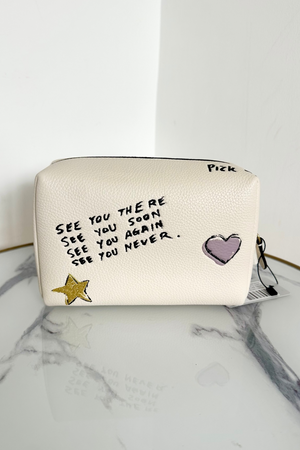 Sketch Cosmetic Pouch - New with Tags