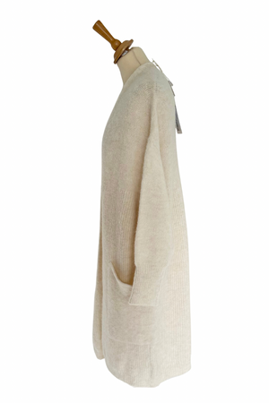 Wool Blend Longline Cardigan Size M - New with Tags