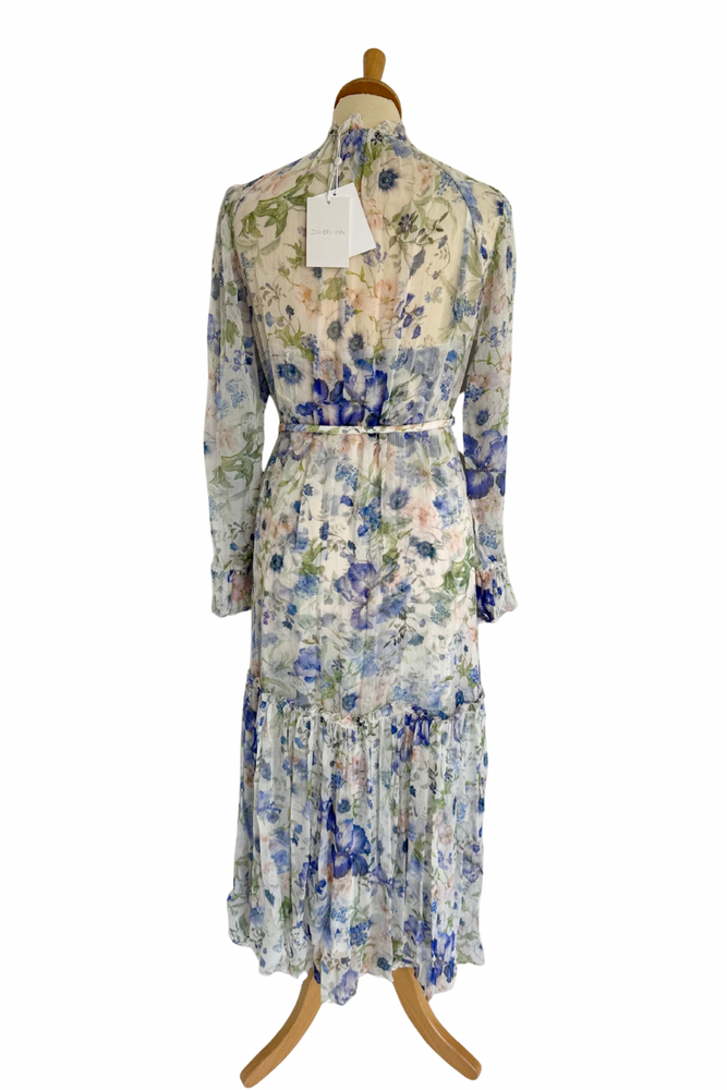 Chiffon Floral Midi Dress Size 8 - BNWT