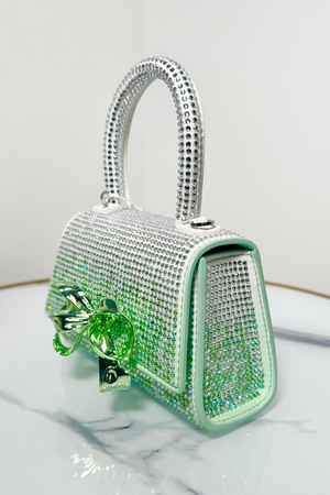 Rhinestone Bow Detail Micro Bag - BNWT