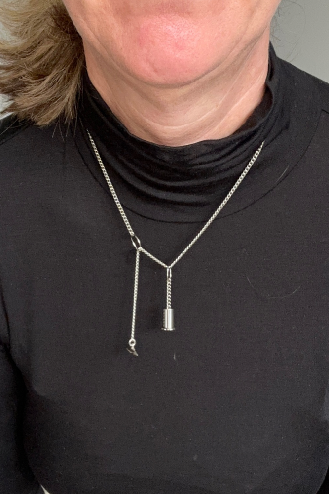Personalisation Metal Pendant Necklace - Unworn