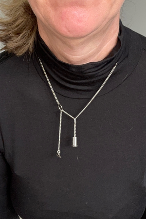 Personalisation Metal Pendant Necklace - Unworn