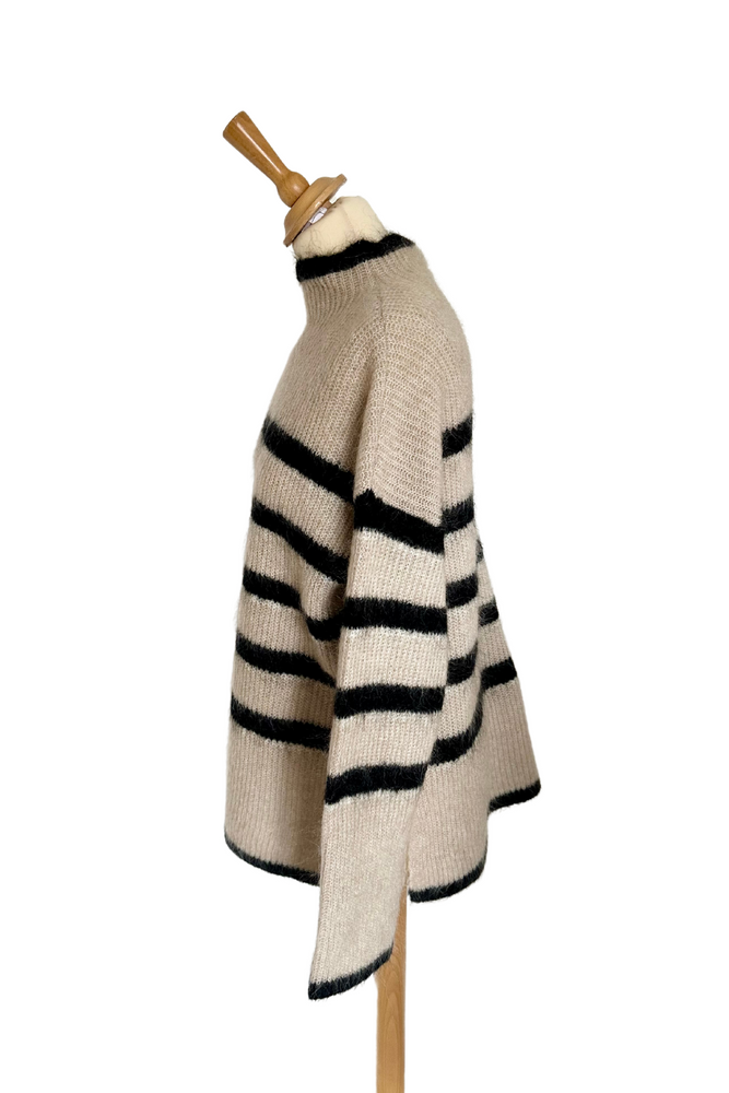 Striped Mohair Sweater Size S - BNWT