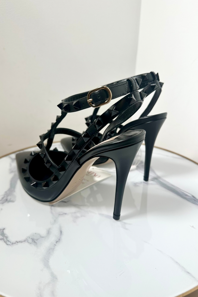 Rockstud Ankle Strap Heel Sandals Size 38.5 - BNWT