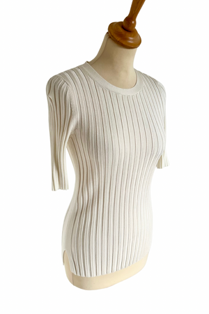 Ribbed Fitted Top Size S - Preloved