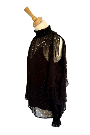 Sheer Eyelet Blouse Size 10 - BNWT