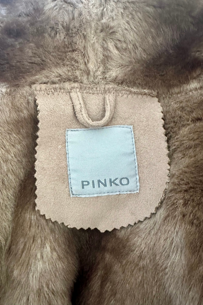Faux Suede & Shearling Jacket Size 10 - Preloved