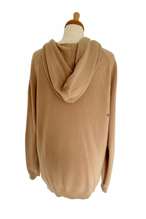 Knitted Hooded Jumper Size XL - Preloved