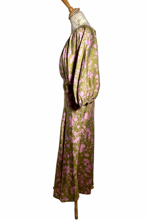 Floral Midi Dress Size S - Preloved