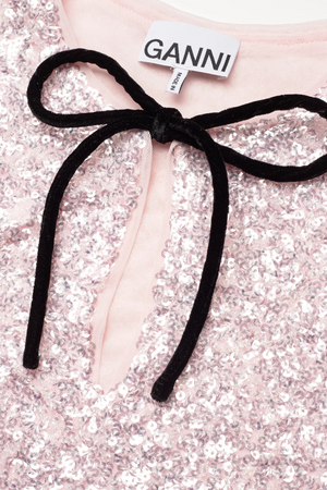 Sequin Top with Bow Size 8 - New with Tags