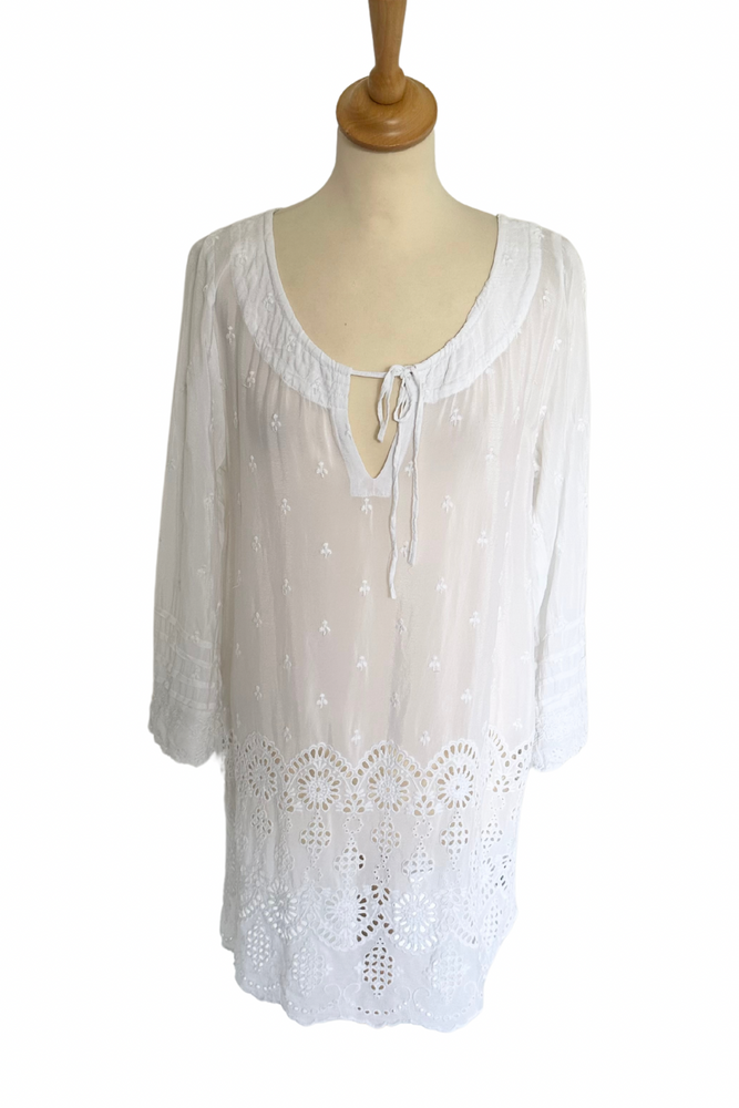 Sheer Cover Up Top Size M - Preloved