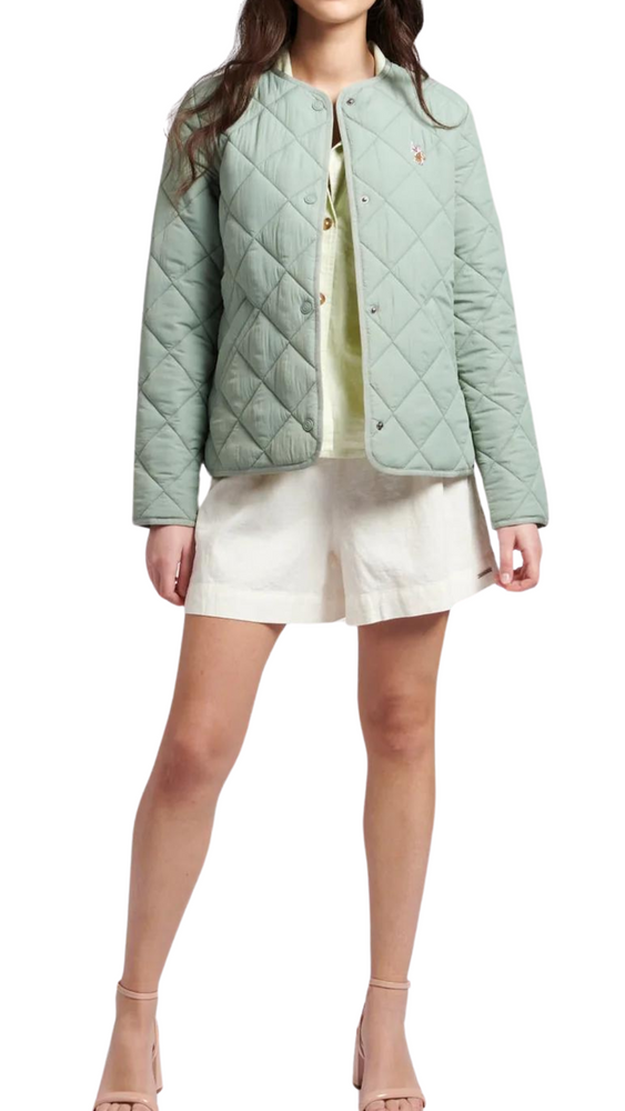 Short Quilted Puffer Jacket Size 14 - BNWT