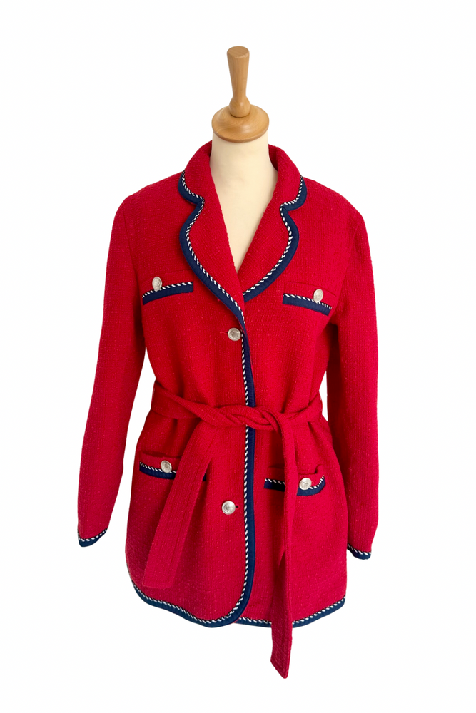 Tweed Fabric Jacket Size UK 8 - New with Tags