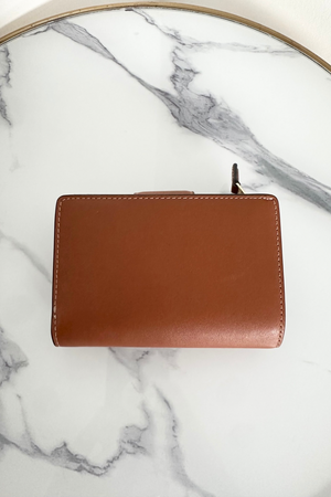 Leather Zip Wallet - As new