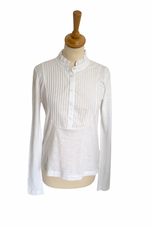 
            
                Load image into Gallery viewer, Cotton Frill Top Size 8 - Preloved
            
        