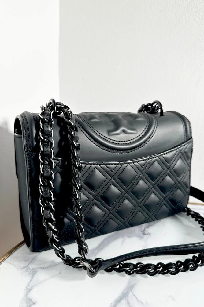 Matte Leather Shoulder Bag - Preloved