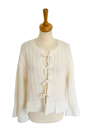 Mohair Bow Tie Cardigan Size S - BNWT (Copy)