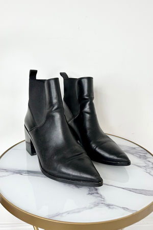 Leather Ankle Boots Size 40 - Preloved