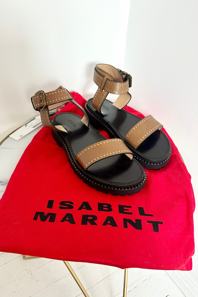 Leather Gladiator Sandal Size 38 - New with Box