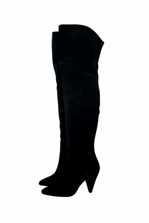 
            
                Load image into Gallery viewer, Over The Knee Suede Boots Size 40 - Preloved
            
        