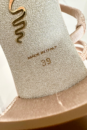 Crystal Embellished Block Sandals Size 39 - Unworn