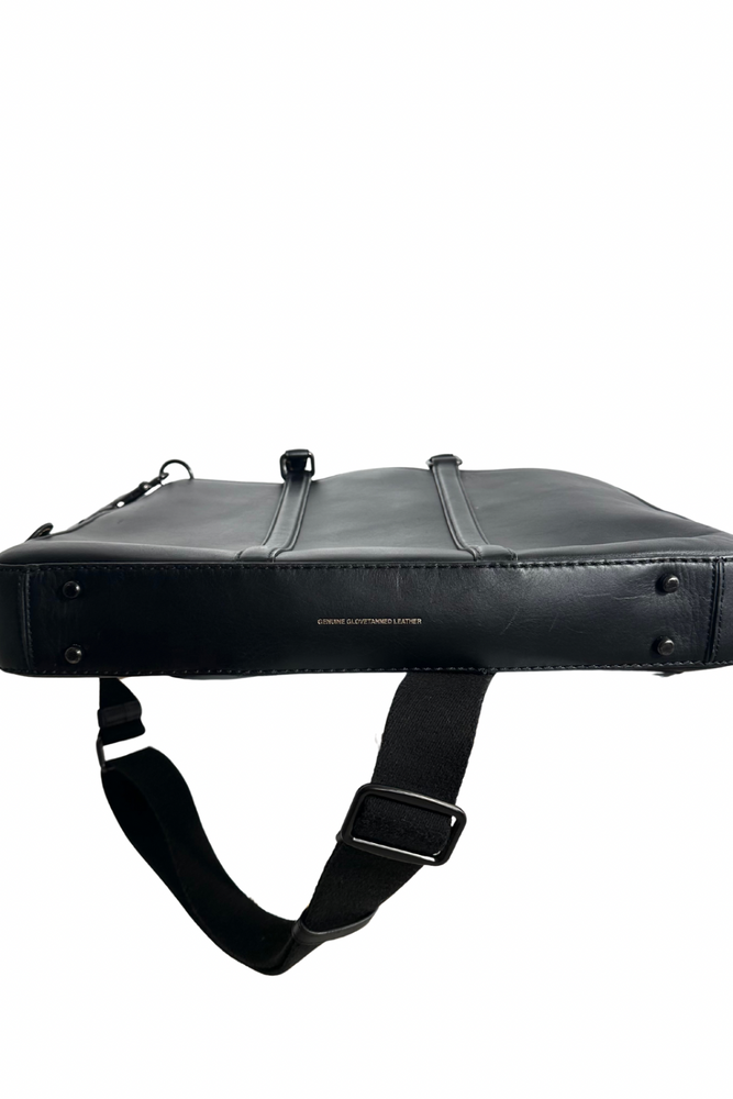 Leather Satchel Briefcase - Preloved
