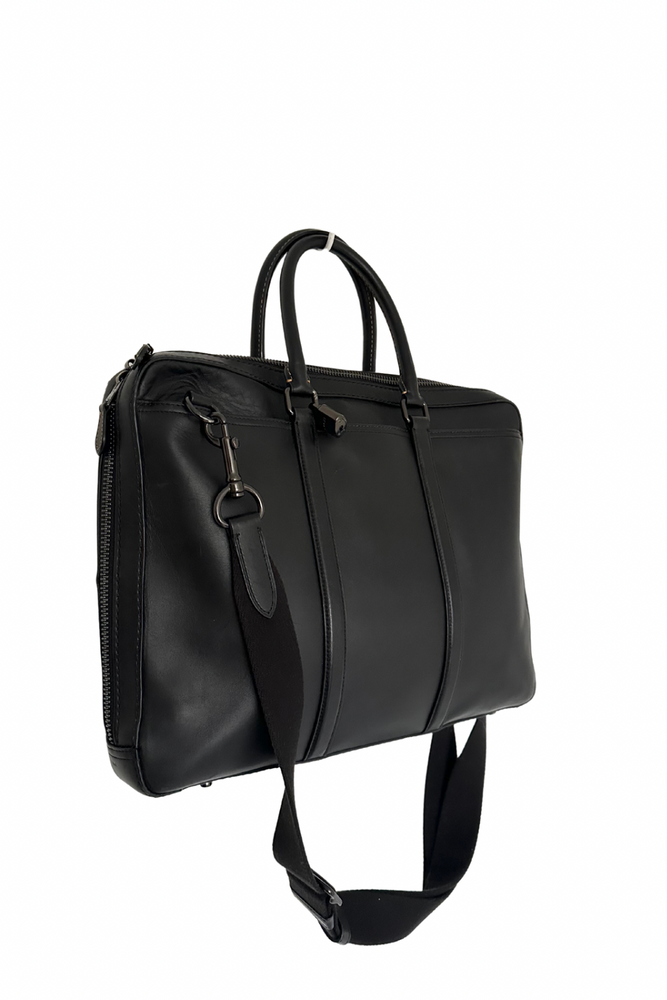 Leather Satchel Briefcase - Preloved