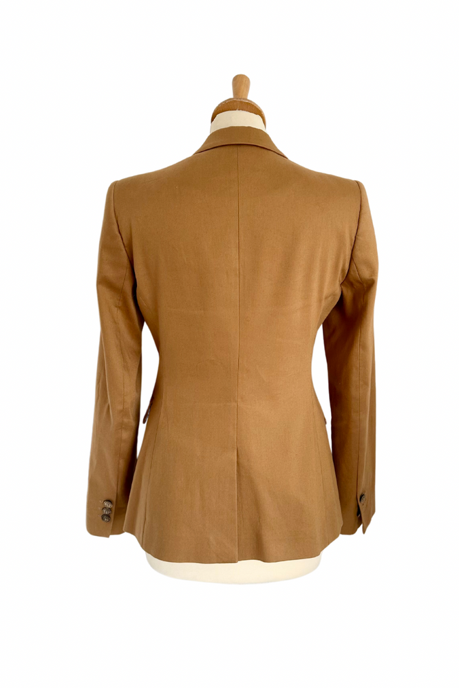 
            
                Load image into Gallery viewer, Cotton Single Breasted Blazer Size 6 - Preloved
            
        