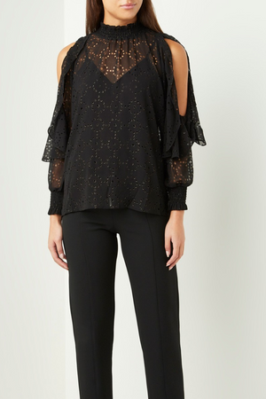 Sheer Eyelet Blouse Size 10 - BNWT